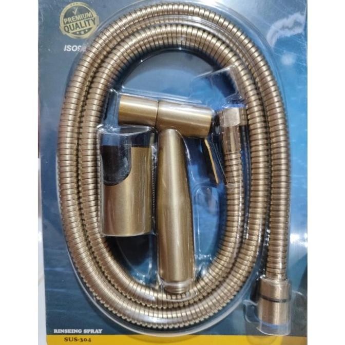 Jet Shower Stainless / Jet Shower Stainless Gold / Shower Cebok Gold  Ready