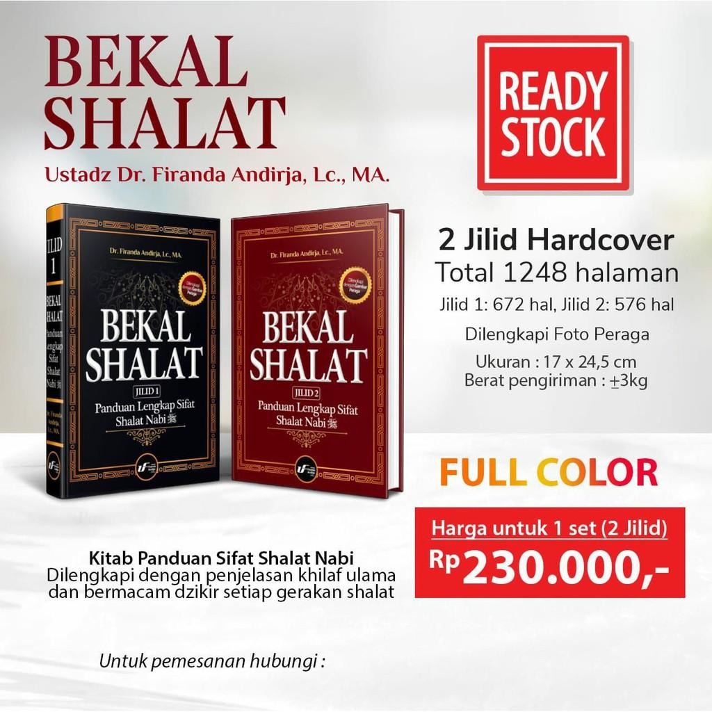 Buku BEKAL SHALAT SET 2 JILID FIRANDA ANDIRJA Dilengkapi Gambar Peraga