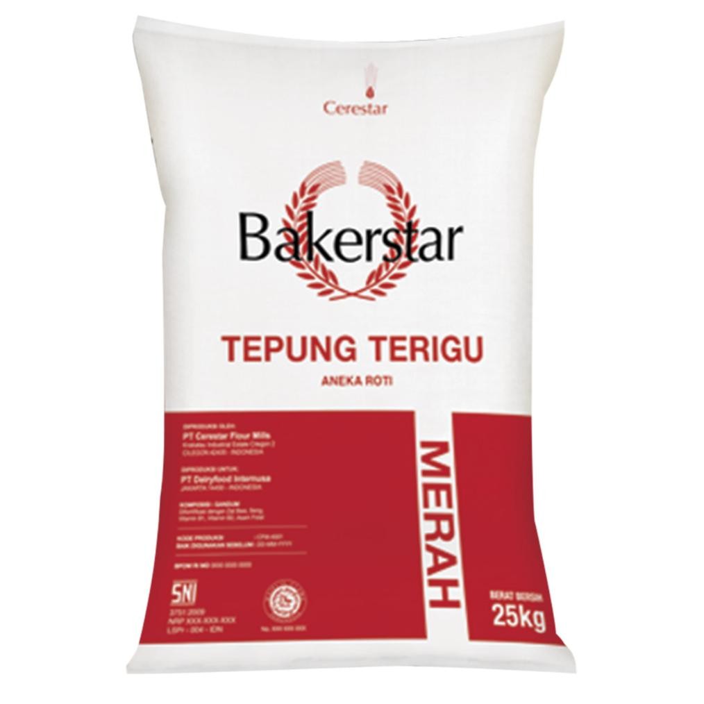 

Bakerstar Merah Tepung Terigu Protein Tinggi Roti High Wheat Flour