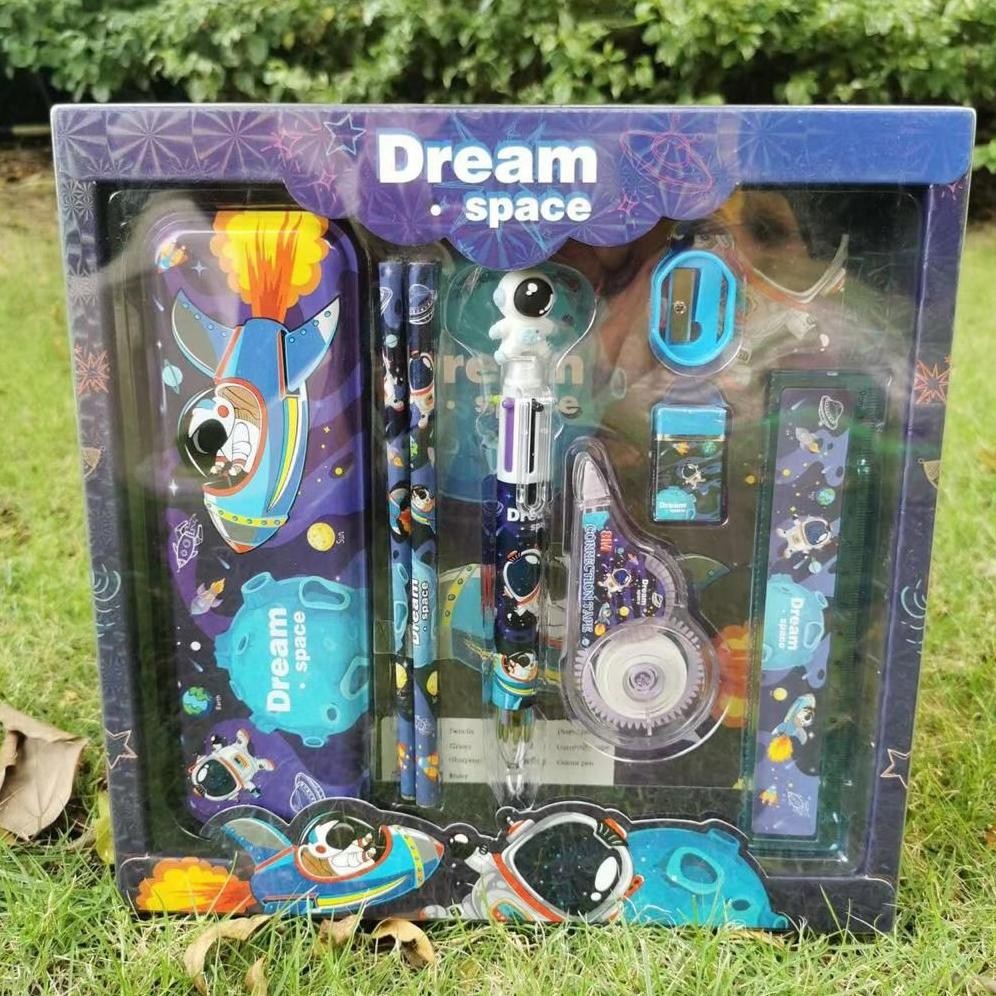 

Kekinian [Jno](Ktps.2)Kotak Pensil Sett / Study Set Stationery Set Alat Tulis Sekolah Anak Set Atk Motif Viral