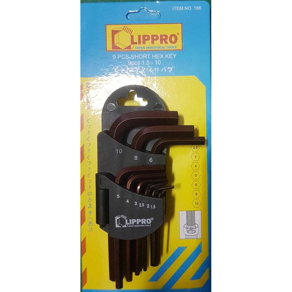 Kunci L Set Lippro (9Pcs) 166