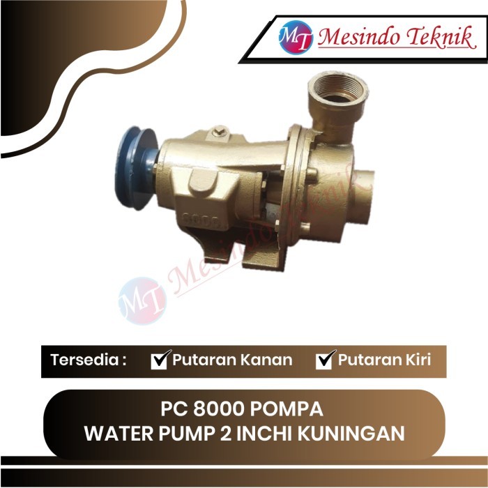 PC 8000 POMPA WATER PUMP 2 INCHI KUNINGAN