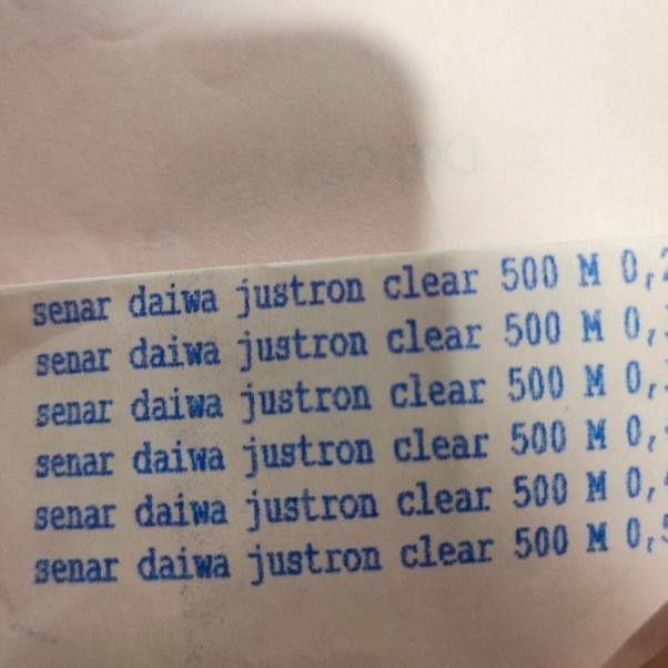 Senar Pancing Justron Daiwa Dpls Clear 500 Meter