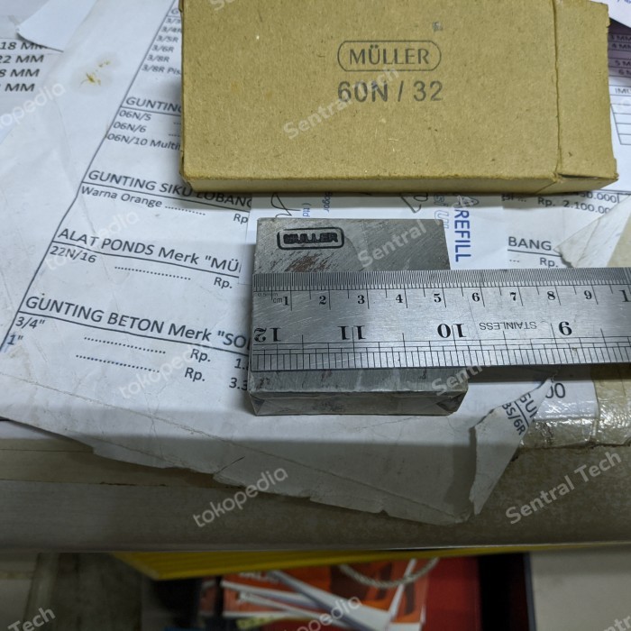 Terlaris Mata Pisau Potong Besi 32Mm Muller 60N/32 Muller Gunting Besi