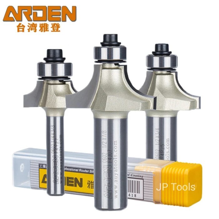 Terbaru Arden Mata Router Round Over Bit / Mata Profil Edging