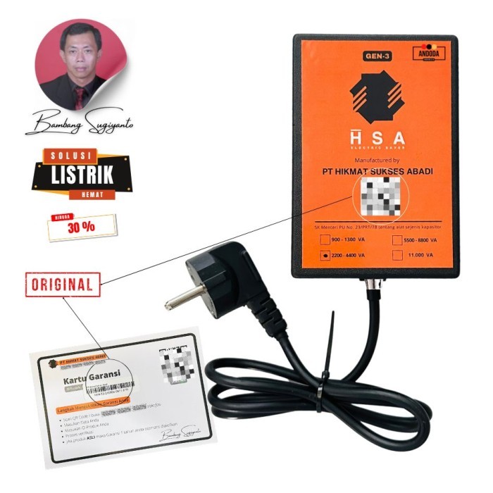 Termurah Andoda Hsa Electric Saver Penghemat Listrik Pt Hikmat Sukses Abadi