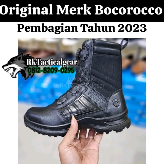 Sepatu PDL TNI AL Bocorocco Taliputar Terbaru 2023