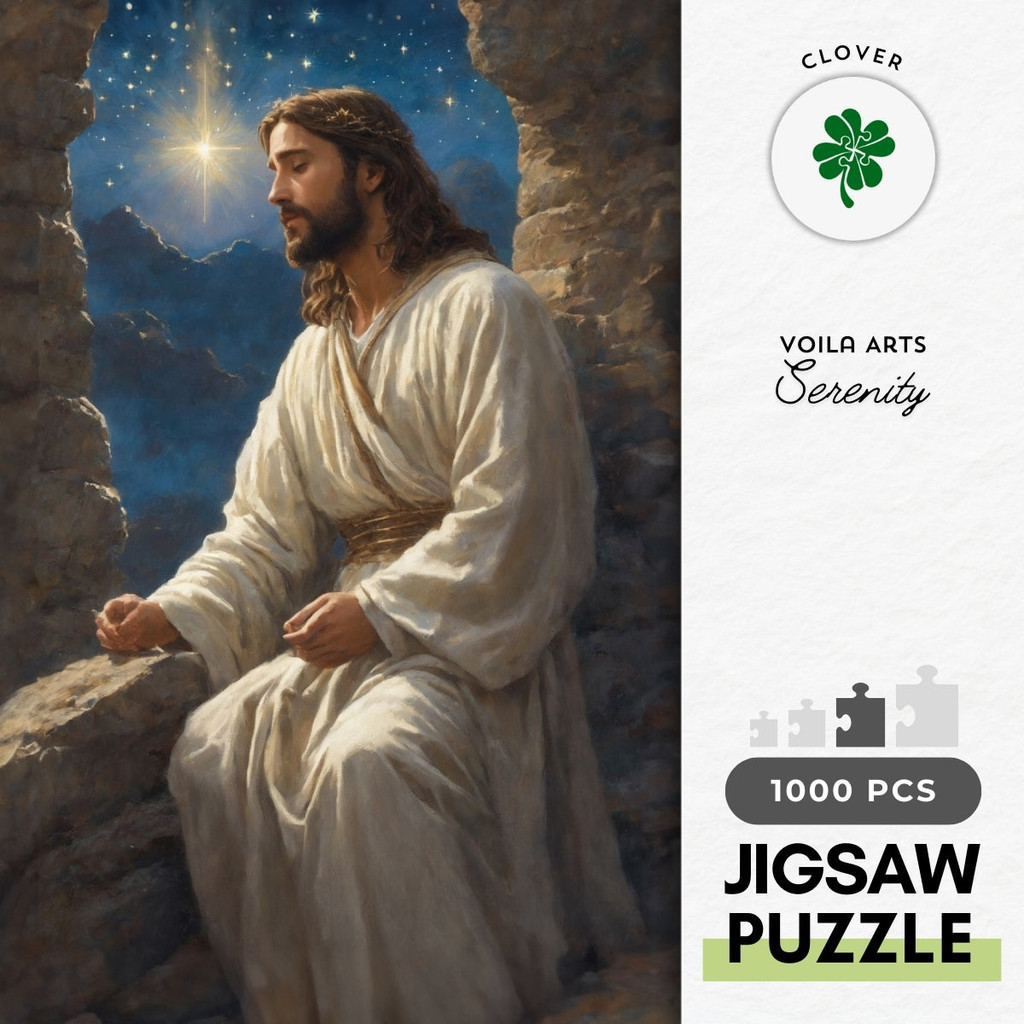 CLOVER R10-023 Jesus • Serenity 1000 PCS Plastic Jigsaw Puzzle