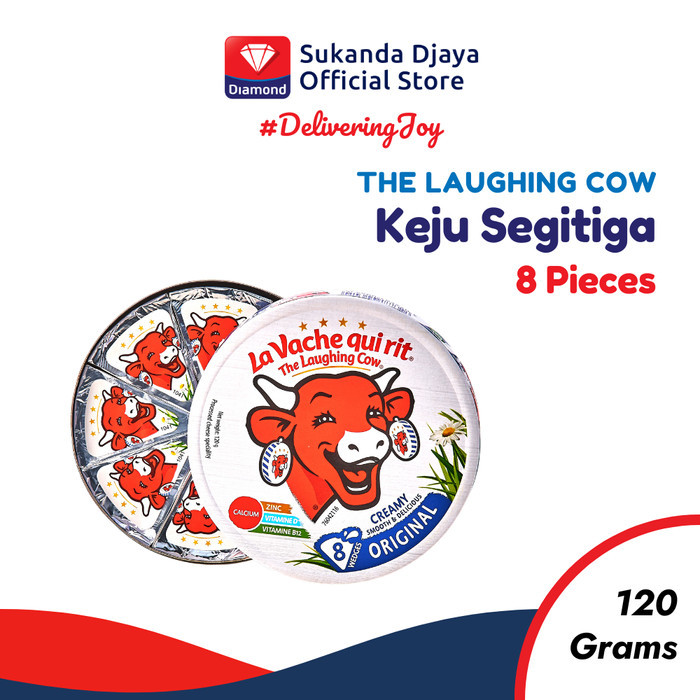 

The Laughing Cow Keju Cheese Triangle 8 Portion 120 Gr