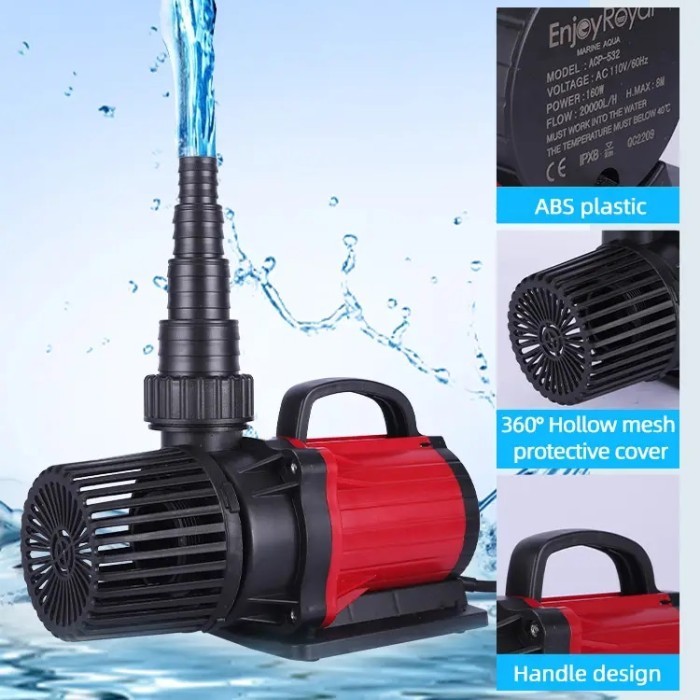 Pompa Air Celup Kolam Koi 25000 LPH Taman Water Pump ACP 631 Aquarium