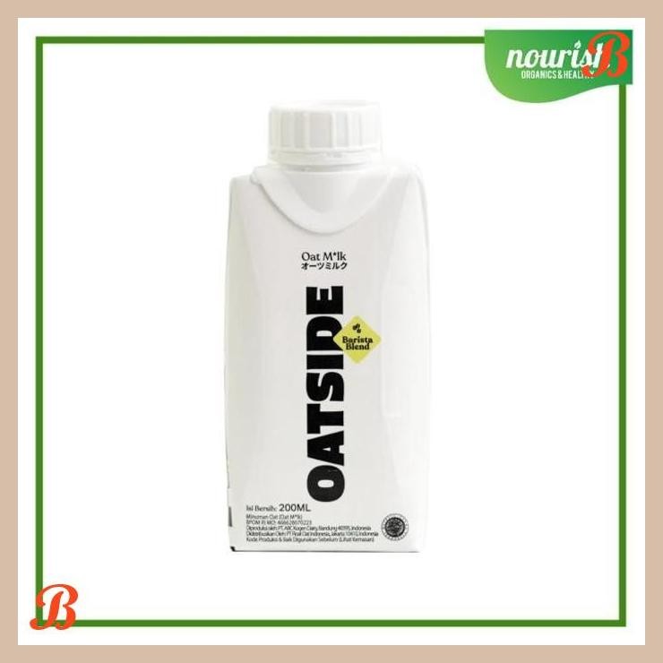 

| NN | OATSIDE OAT MILK WITH CAPS ( TUTUP ) 200 ML - BARISTA