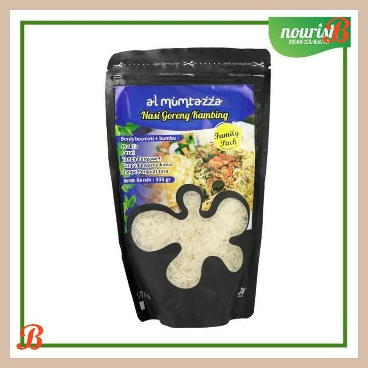 

| NN | AL MUMTAZZA BERAS+BUMBU INSTAN/KEBULI/BUKHORI/MANDHI HALAL,NO MSG 350G