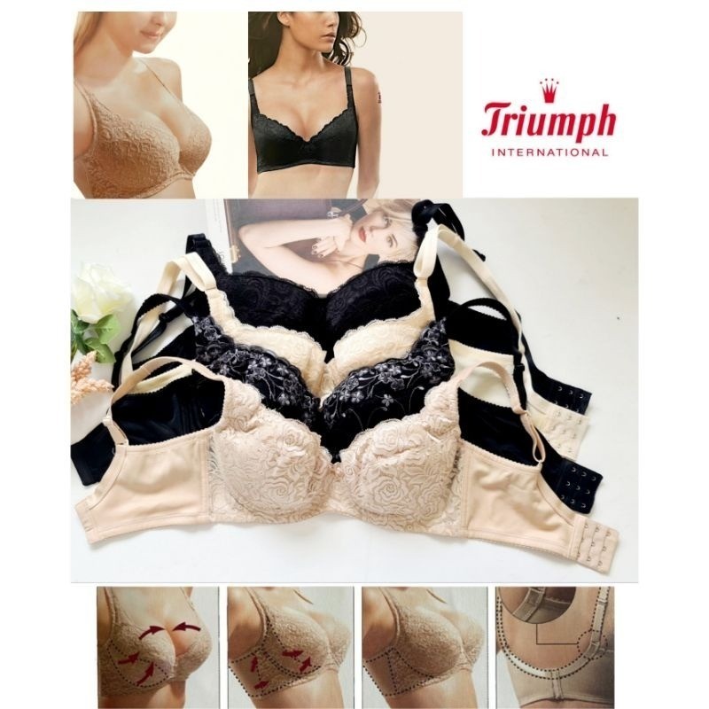 BRA TRIUMPH RENDA WANITA WIREFREE