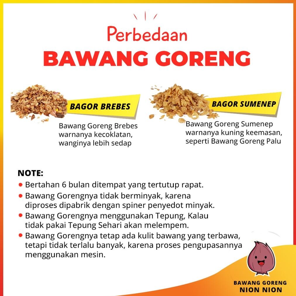 

Hot Gratis Bawang Goreng Sumenep / Brebes 200 Gram, Bawang Merah Goreng Asli, Brambang Goreng 200 Gr Ed-7