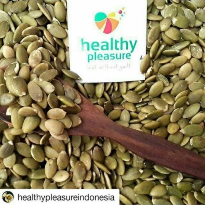 

Snack Healthy Pleasure Indonesia Roasted Pumpkin Seeds 1kg Best Seller