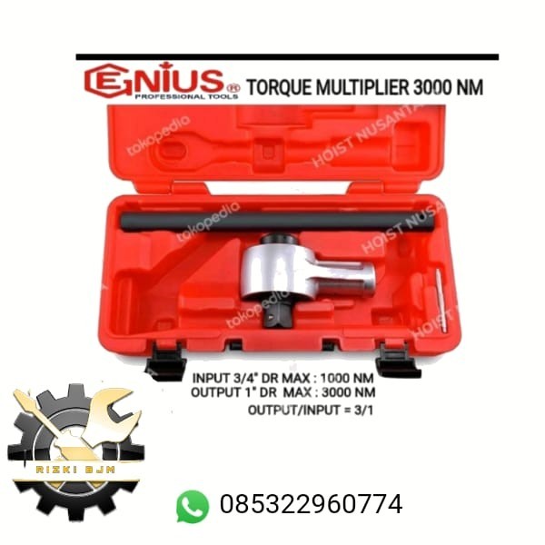 TORQUE MULTIPLIER 3000 NM KUNCI TORQUE 3000 NM GENIUS