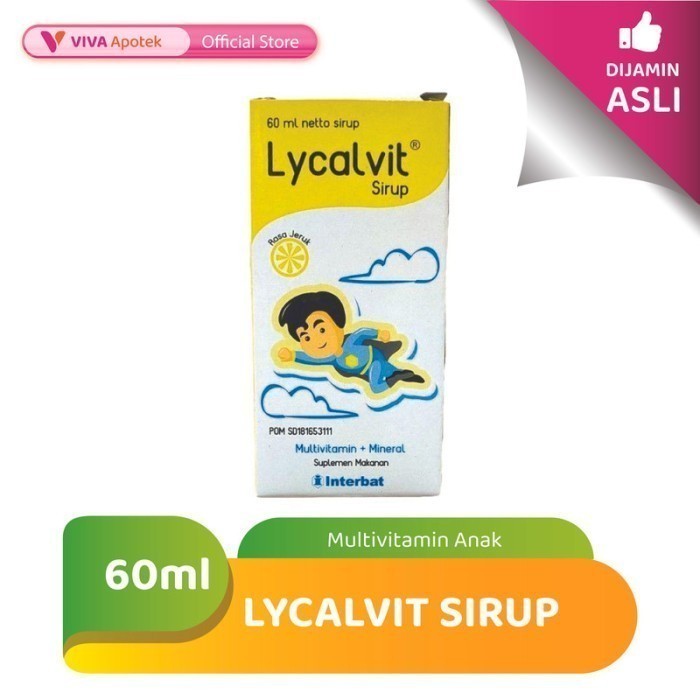 Lycalvit Sirup Multivitamin Anak (60 ml)