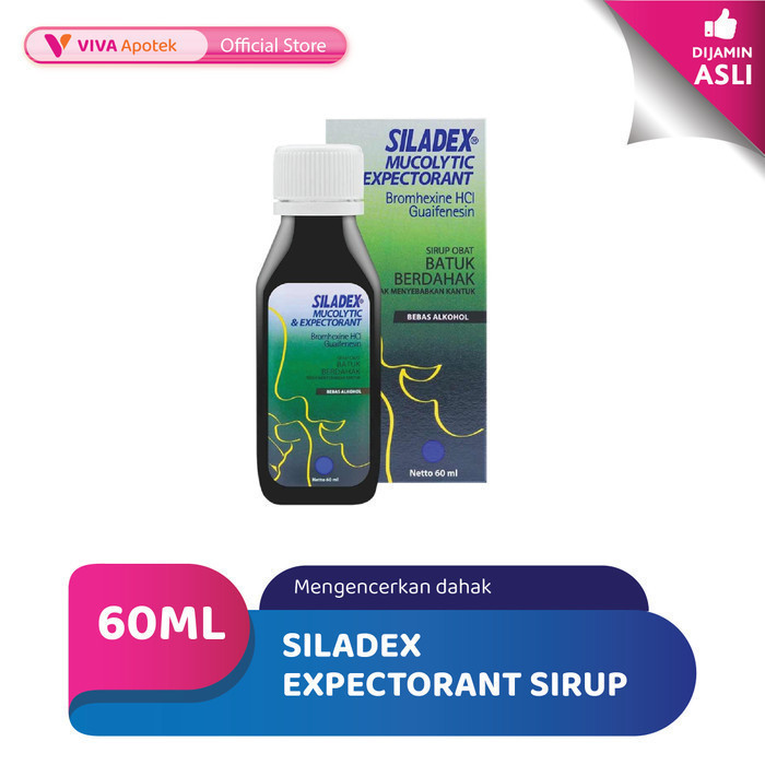 Siladex Expectorant Sirup untuk Mengencerkan Dahak (60 ml)