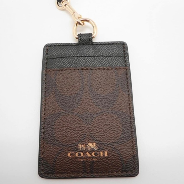 

card holder coach signature lanyard ID card & name tag original 100 %
