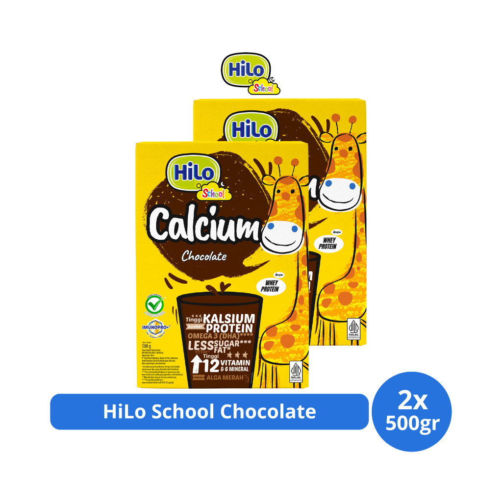 

HiLo School Calcium Chocolate 500gr x 2 pcs