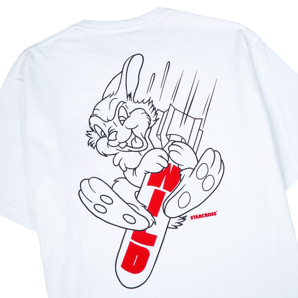 STARCROSS Kaos Pria - ROCKET BUNNY - White