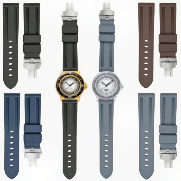 Jual Rubber Strap Blancpain X Swatch Scuba Fifty Fathoms B 8010.22