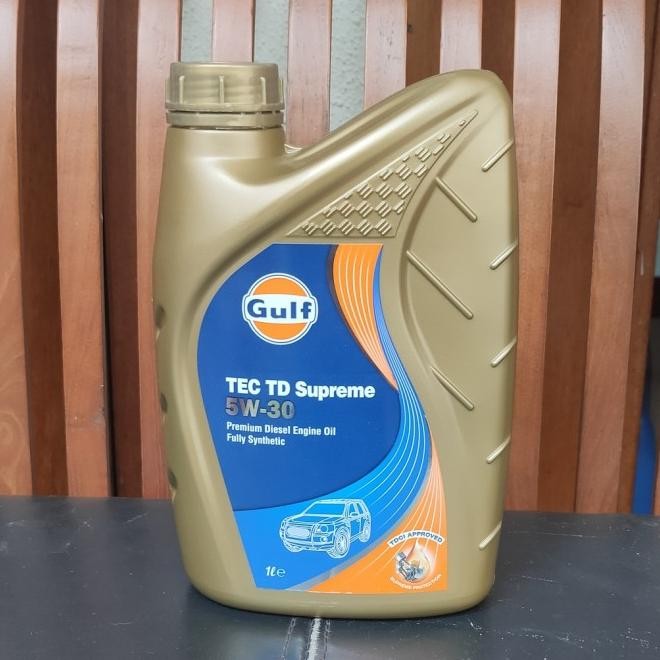 Gulf Tec Td Supreme Sae 5W-30 5W30 Cj4 Cj-4 Oli Mesin Diesel