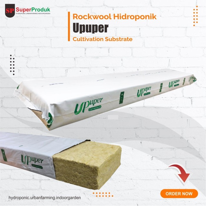 ROCKWOOL UPUPER UP UPER ROCKWOOL HIDROPONIK