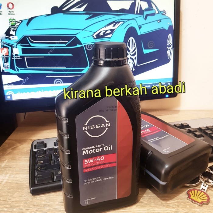 NISSAN OIL 5W40 ACEA A3 / B4 DIESEL KEMASAN 1 LITER