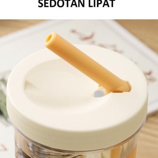 Botol Infused Water 700Ml Botol Num Saringan Botol Num Sedotan