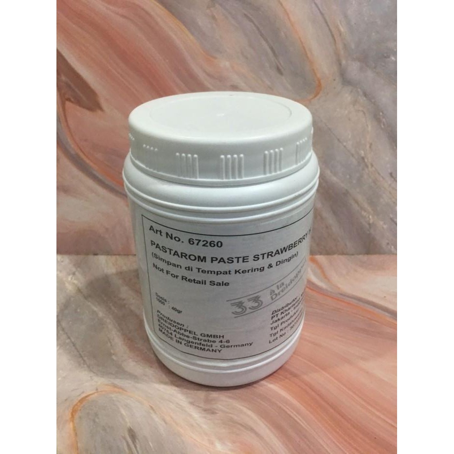 

Dreidoppel Pastaroom Strawberry H Paste 1Kg Cod Dan Best Seller