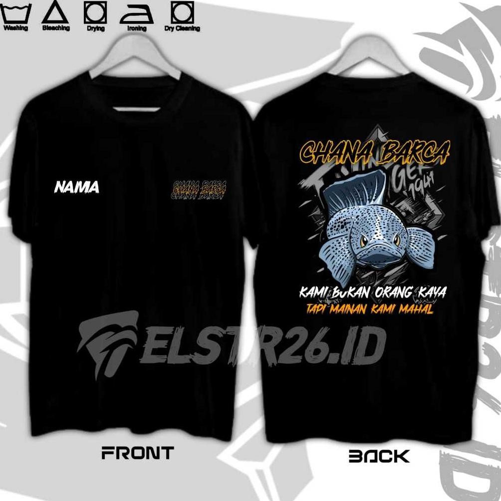Promo Kaos Distro Chana Barca Pecinta Ikan Hias Keepers Chana Kaos Koi Lovers