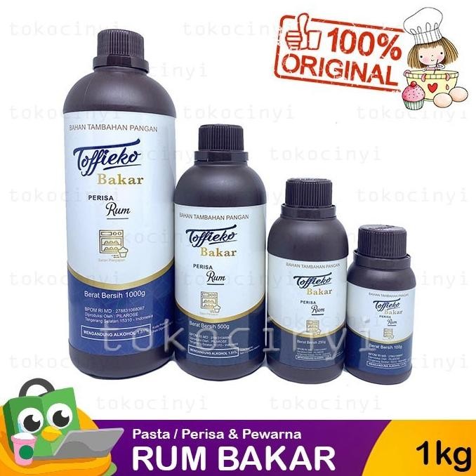 

Toffiena / Toffieco / Toffieko Pasta Perisa & Pewarna - Rum Bakar 1kg