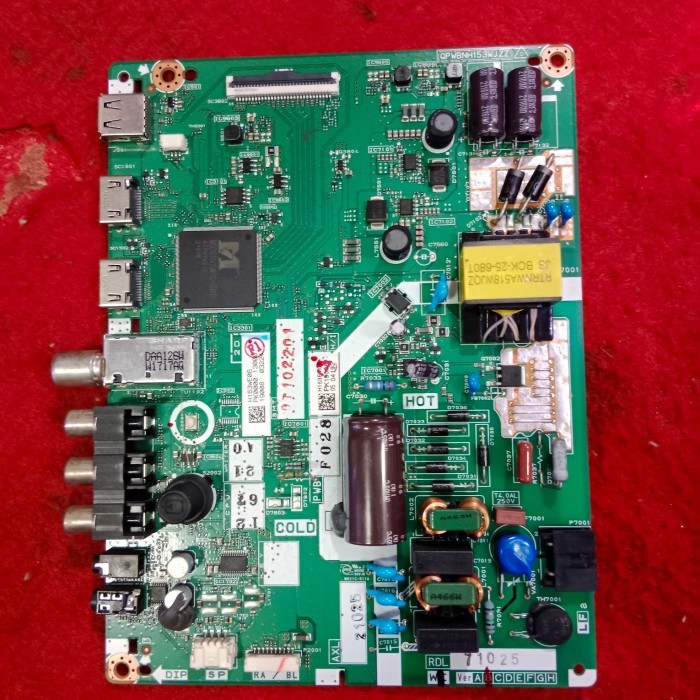 mainboard mb tv led SHARP 2T-C32DC1I motherboard mb tv SHARP 2T C32DC1