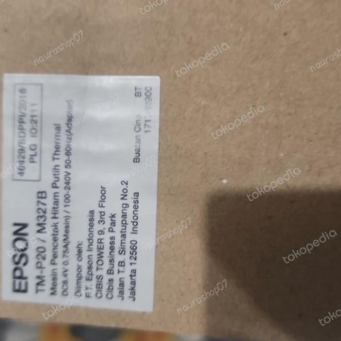 Printer Epson Bluetooth Tm-P20 Portable Helmiandago