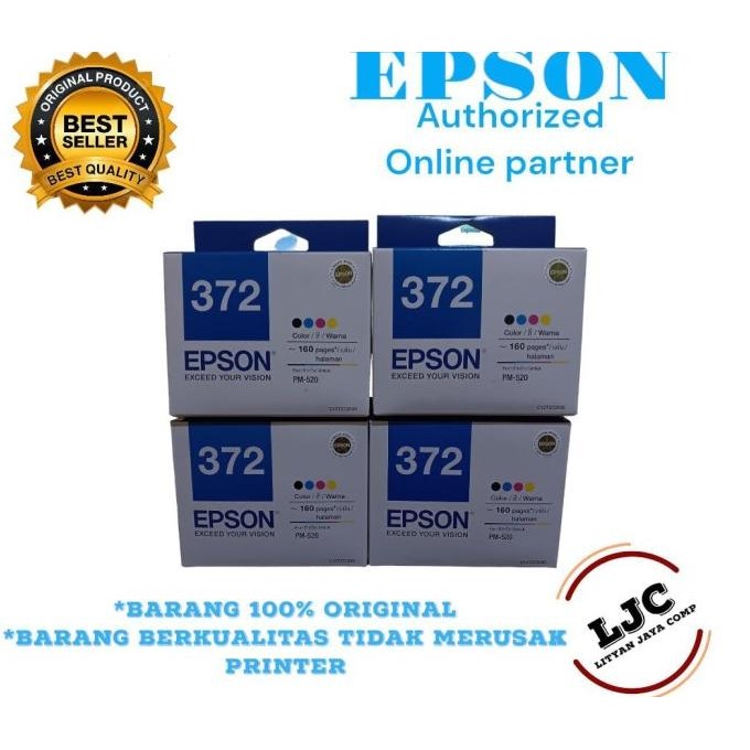 Tinta Epson 372 T372 Printer Picturemate Pm520 Original Alfajrigivano
