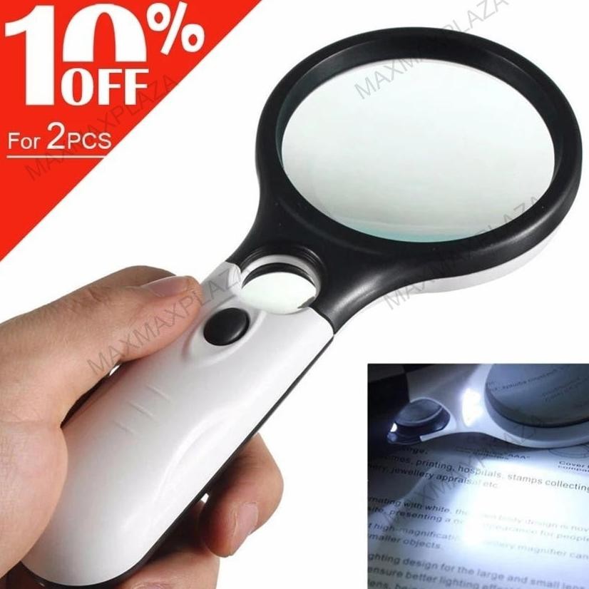 

Murah 2In1 Magnifier Gelas Kaca Pembesar Dengan Lampu 3 Led Loop Magnifying Untuk Membaca Dan Perhiasan Diskon