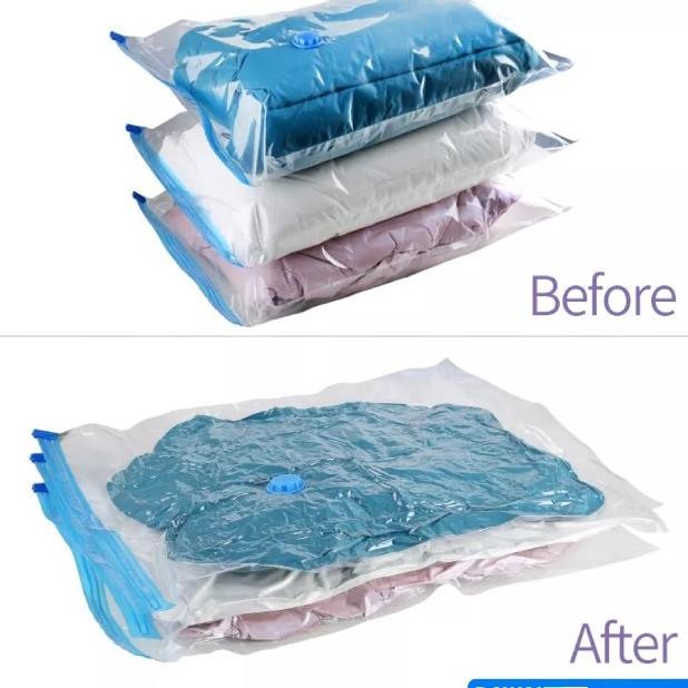 Mesin Alat Pompa Plastik Vakum Baju Otomatis Colokan Listrik Portabel