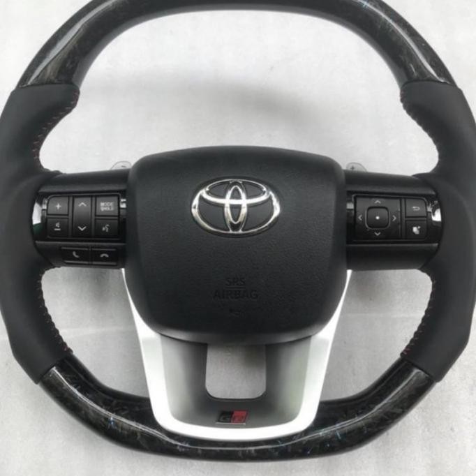 Wheel Stir Setir Steer Fortuner Gr Vrz Carbon Kevlar  Ready