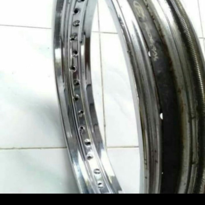 PELEK BESI JARI -JARI DID CHROME UKURAN 140 RING 19 36 HOLE