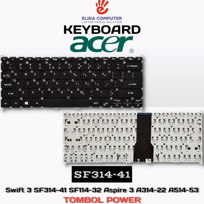 Keyboard Acer Acer Aspire 5 N20C4 A514-54 A514-54G