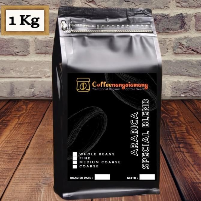

KOPI ARABIKA SPECIAL BLEND 1Kg PREMIUM - (Biji/Giling)