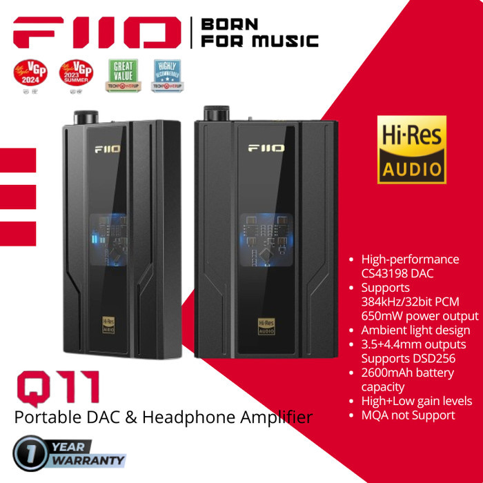 FiiO Q11 Portable DAC and Headphone Amplifier