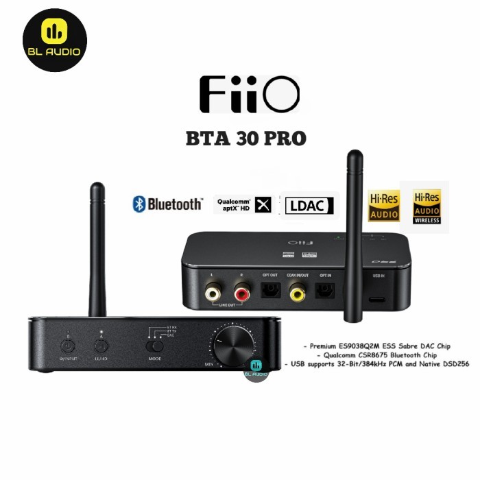 FiiO BTA30PRO BTA 30PRO High-Fidelity Bluetooth Transmitter Receiver