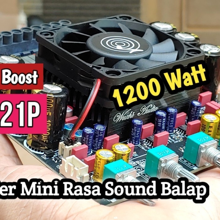 ZK AS21P Amplifier 2.1 Subwoofer Mod High Gain