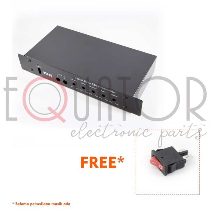 Box / Casing BSX A3 Digital Echo Mic PreAmplifier