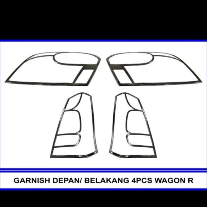 Garnish Garnis List Lis Lampu Depan Belakang Wagon R  Ready