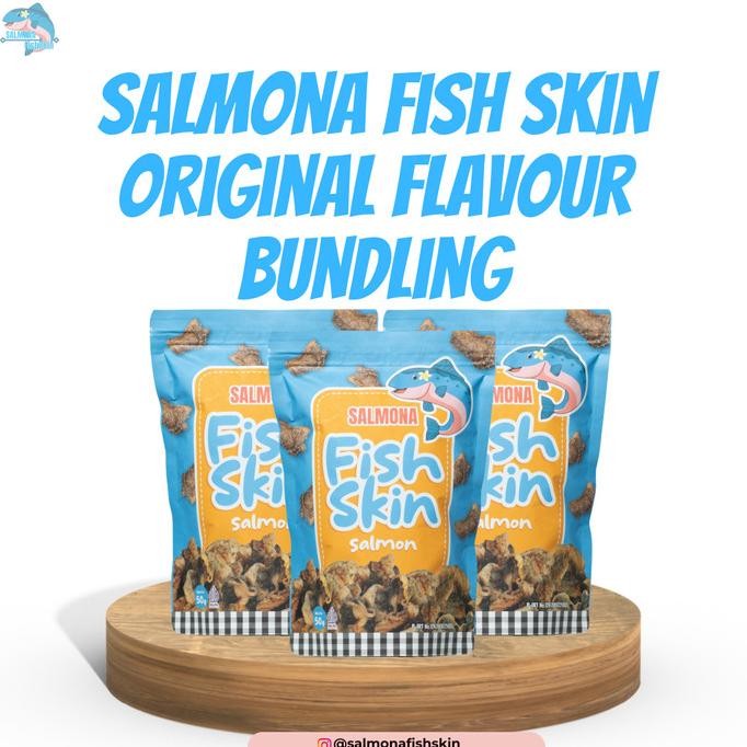 

Salmona Fish Skin Original Flavour 50 gr - Bundling (3 Pcs)