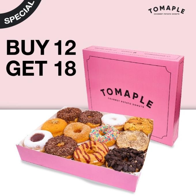 

BUY 12 GET 18 DONUTS