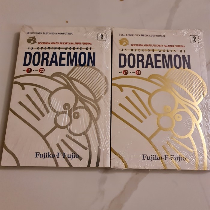 Komik 45 Opening Works Of Doraemon vol 1 dan 2 segel ori limited